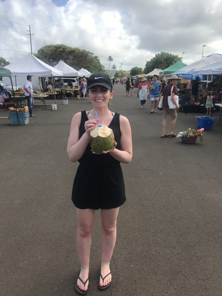 Drinking-a-fresh-coconut